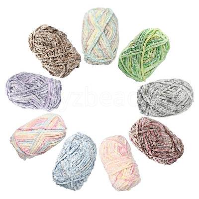 Super Bulky Chenille Polyester Yarn YCOR-FZC0001-01B-1