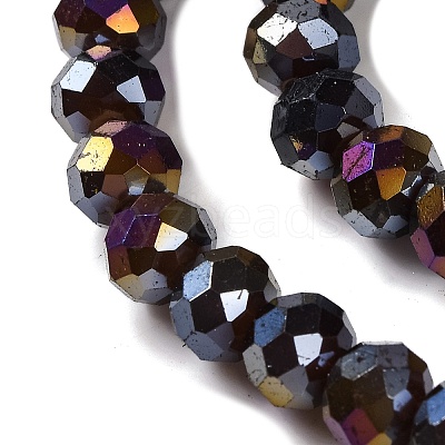 Baking Electroplate Glass Beads Strands DGLA-A039-J8mm-B20-1