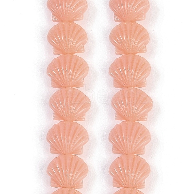 Synthetic Coral Dyed Carved Beads Strands CORA-K009-05A-04-1