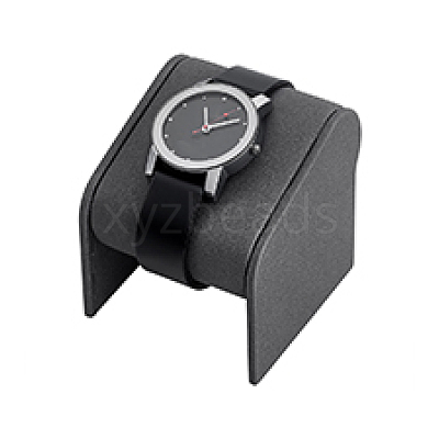 Desktop Imitation Leather Single Watch Holder ODIS-WH0007-64A-1