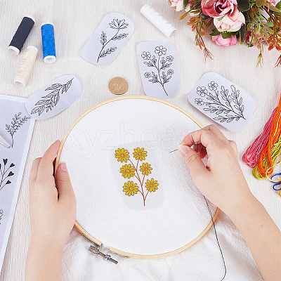 Bohemia Style Water Soluble Fabric DIY-WH0488-17L-1