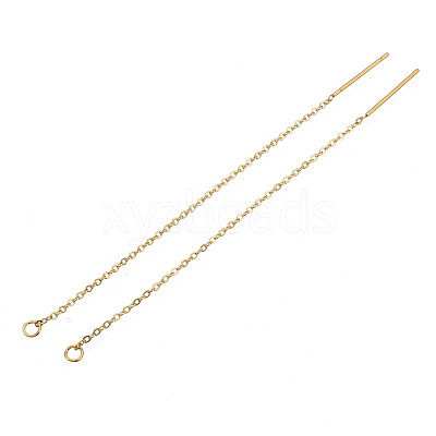 304 Stainless Steel Earring Findings STAS-S070-01-G-1