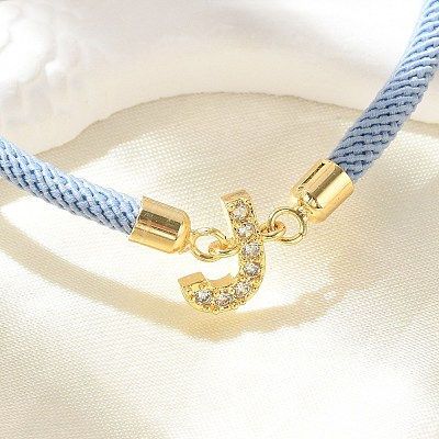 Adjustable Nylon Cord Bracelets BJEW-C096-01G-10-1