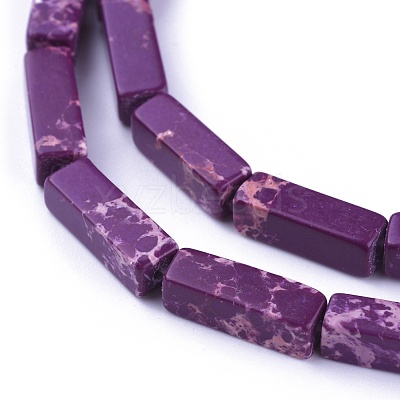 Synthetic Imperial Jasper Beads Strands G-E508-02H-1