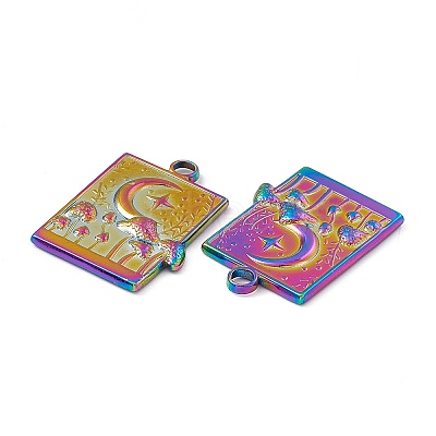 Ion Plating(IP) 304 Stainless Steel Bigs Pendants STAS-B031-16R-1