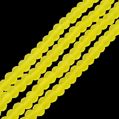 Transparent Glass Beads Strands X-EGLA-A034-T10mm-MD29-1