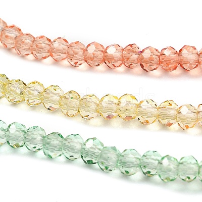 Transparent Painted Glass Beads Strands LS-DGLA-A034-T2mm-A04-1