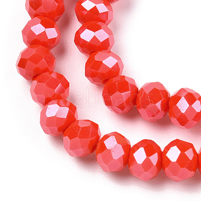 Electroplate Glass Beads Strands LS-EGLA-A044-P3mm-A03-1