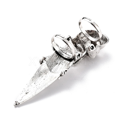 Alloy Finger Rings RJEW-G115-03AS-1