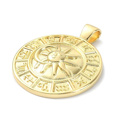 Rack Plating Brass Pendants KK-Q790-03G-1