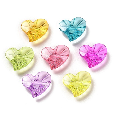 Transparent Acrylic Beads X-OACR-Z016-20-1