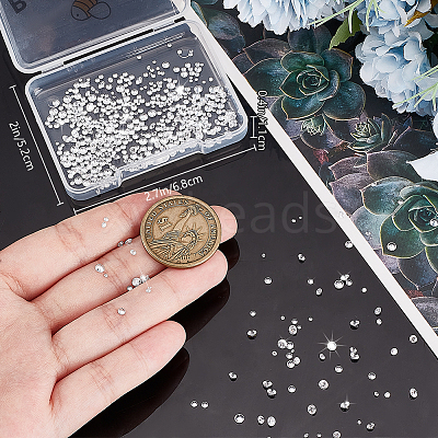 700Pcs 7 Styles Diamond Shape Grade AAA Cubic Zirconia Cabochons ZIRC-BBC0002-96-1