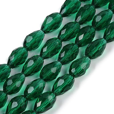 Transparent Glass Beads Strands EGLA-N013-T10mm-D24-1