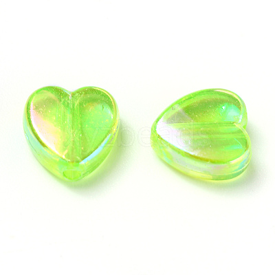 100Pcs Eco-Friendly Transparent Acrylic Beads TACR-YW0001-07G-1