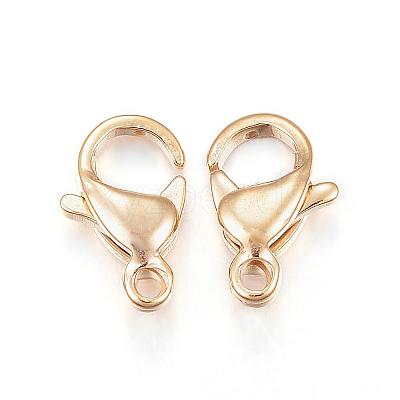 Ion Plating(IP) 304 Stainless Steel Lobster Claw Clasps STAS-H353-A-02G-1