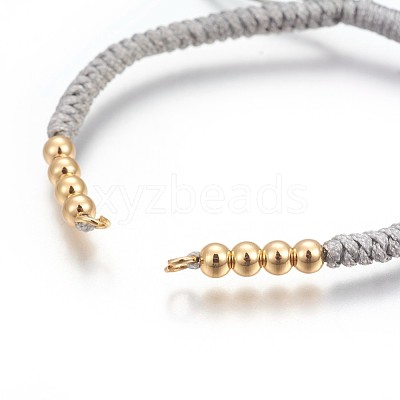 Nylon Cord Braided Bead Bracelets Making BJEW-F360-F03-1