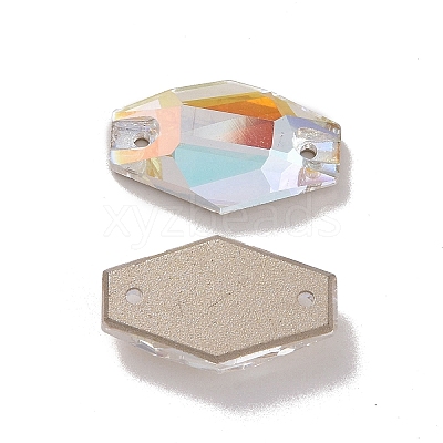 Vase Shape Sew on Rhinestone RGLA-C001-12A-001LA-1