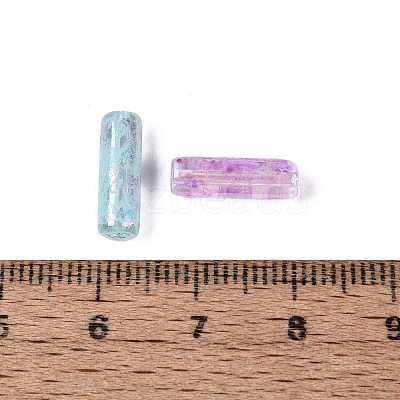 Picasso Transparent Glass Bugle Beads SEED-N010-02A-M-1