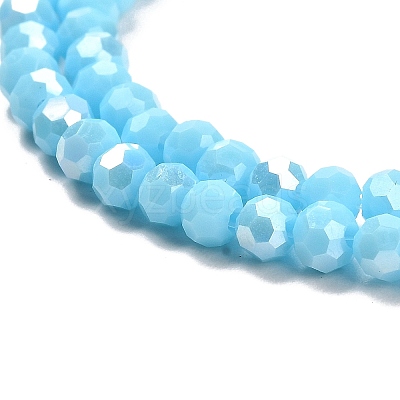 Opaque Glass Beads Stands LS-EGLA-A035-P4mm-B08-1