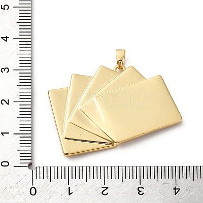 Brass Micro Pave Cubic Zirconia and Enamel Pendants KK-Q098-17G-A-1