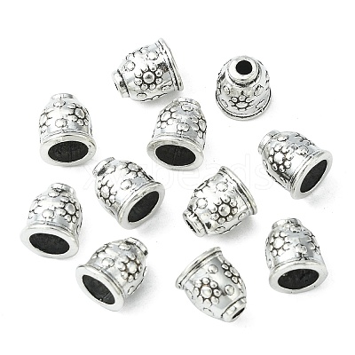 Apetalous Alloy Cord End Caps LS-TIBEB-0672-AS-RS-1