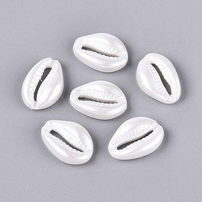 ABS Plastic Imitation Pearl Pendants KY-T041-13-1