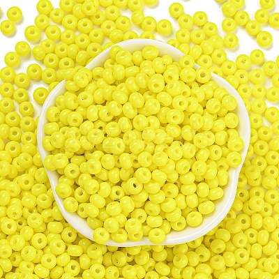 Imitation Jade 3/0 Glass Seed Beads SEED-Z001-A-B17-1