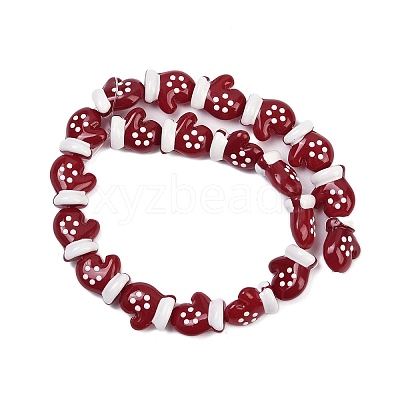 Baking Paint Glass Enamel Beads LAMP-R004-07A-1