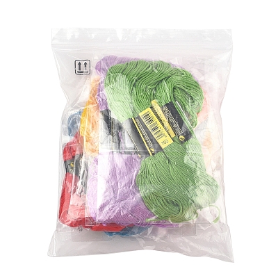 7 Sets 7 Colors Cotton Crochet Threads OCOR-FS0001-02B-1
