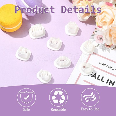 8 Pcs 8 Styles Polymer Clay Earring Cutters Kit ST-CJ0043-094-1