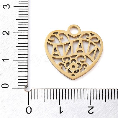 304 Stainless Steel Pendants LS-STAS-M076-04G-1