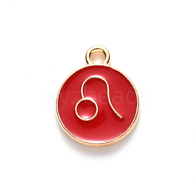 Alloy Enamel Pendants LS-ENAM-S124-01A-07G-1