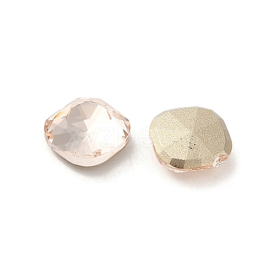 Glass Rhinestone Cabochons RGLA-P037-07B-D261-1
