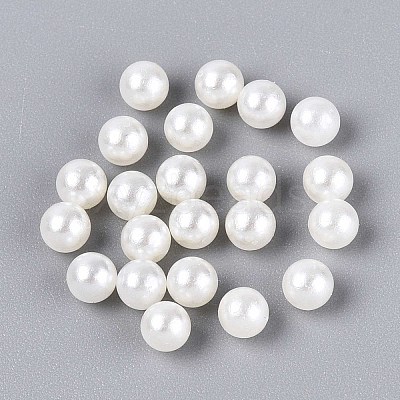 ABS Imitation Pearl Acrylic Beads OACR-S011-4mm-01-1