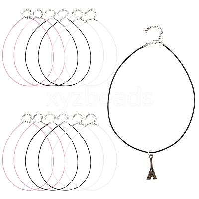 30Pcs 3 Colors Waxed Cotton Cord Necklace Making MAK-YW0001-27-1