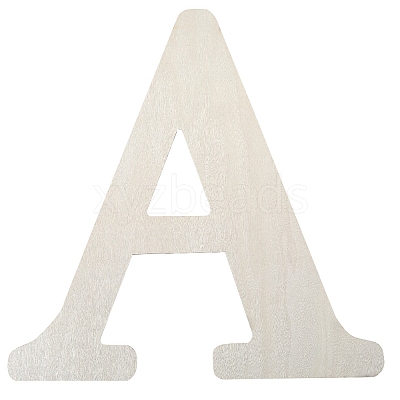 Letter Unfinished MDF Sheets WOOD-WH20012-008A-1