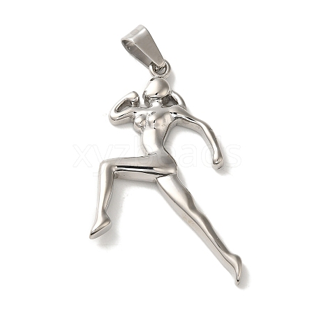 Non-Tarnish Hip Hop Fitness 316L Surgical Stainless Steel Pendants STAS-H194-01P-01-1