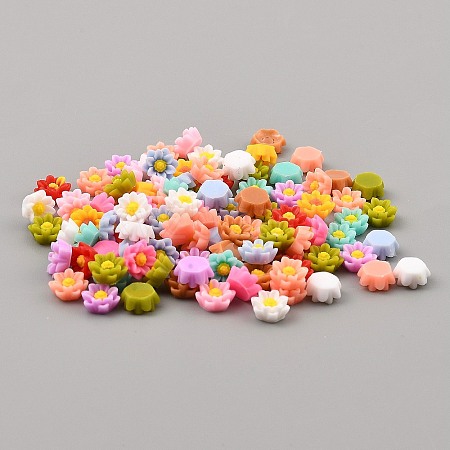 Opaque Resin Cabochons RESI-CJC0012-26G-1