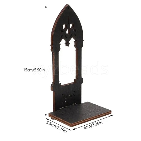 Gothic Wood Candlestick PW-WGA6AEA-01-1