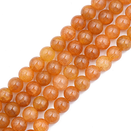 Crackle Glass Beads Strands GLAA-N046-004B-15-1
