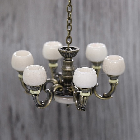 Alloy Miniature Ceiling Lamp Display Decorations MIMO-PW0003-037B-1