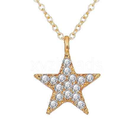 Alloy Crystal Rhinestone Pendant Necklaces for Women WG57F6E-01-1