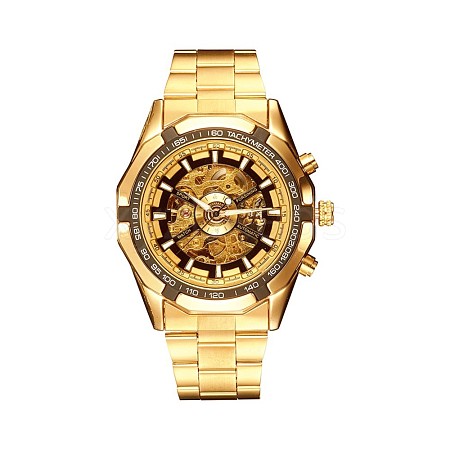 Alloy Watch Head Mechanical Watches WACH-L044-04G-1