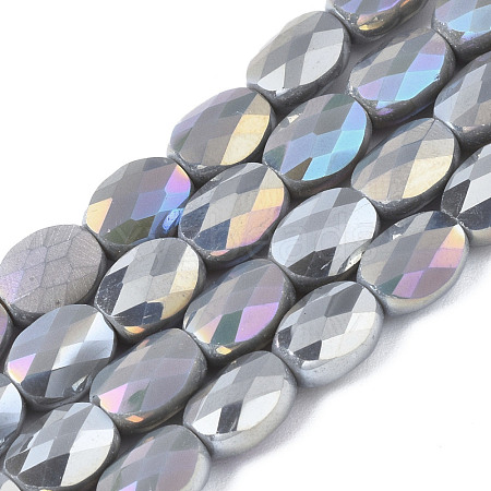 Electroplate Glass Beads Strands EGLA-S194-11A-A01-1