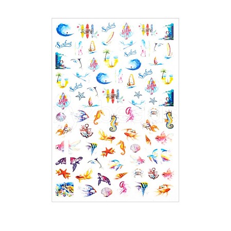 Nail Art Stickers Decals MRMJ-T092-05B-1