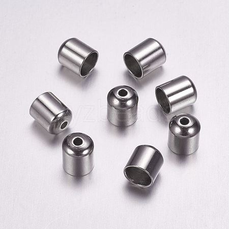 Tarnish Resistant 316 Surgical Stainless Steel Cord Ends LS-STAS-F117-55P-5mm-1