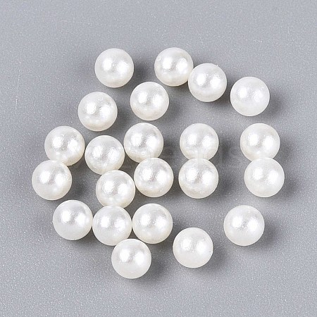 ABS Imitation Pearl Acrylic Beads OACR-S011-4mm-01-1