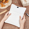 Cotton & Linen Book Sleeve with Button & Front Pocket ABAG-WH20005-14B-01-4