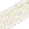 Electroplate Transparent Glass Beads Strands EGLA-N022-04A-D20-1