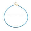 Braided Round Imitation Leather Bracelets Making BJEW-H610-01G-2